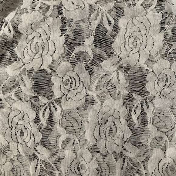 White Lace Lingerie Bodysuit - Picture 3 of 4